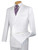 CLOSEOUT: 6x2 Double Breasted Suit in White (Limited Sizes Available)