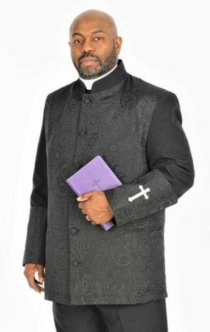  Men's Gershon Clergy Jacket In Black