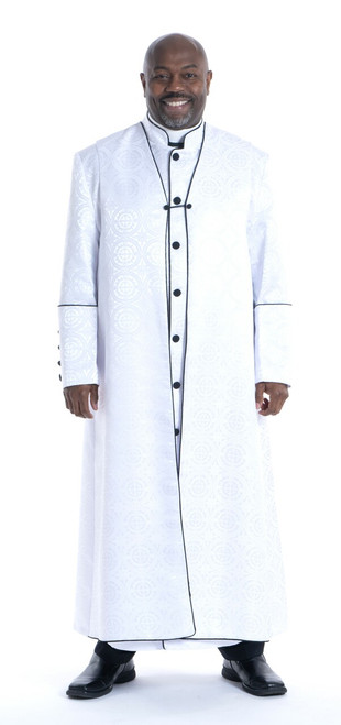 Joshua Clergy Robe & Chimere Set in White & Black